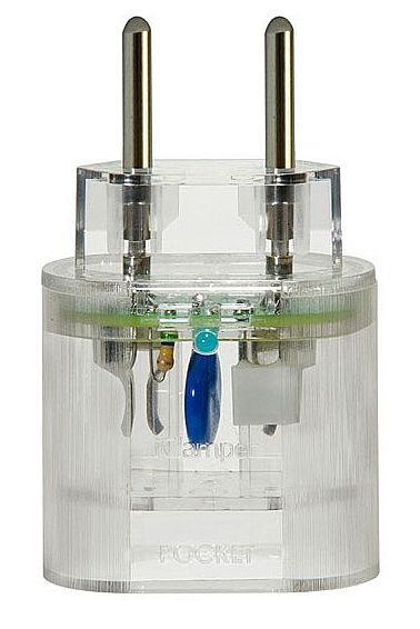 Protetor Contra Raios Clamper iClamper Pocket 2P - DPS - Transparente - 10191