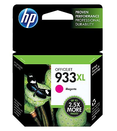 Cartucho HP 933 XL Magenta - CN055AL - Para HP Officejet 7110 / 7610 / 7612