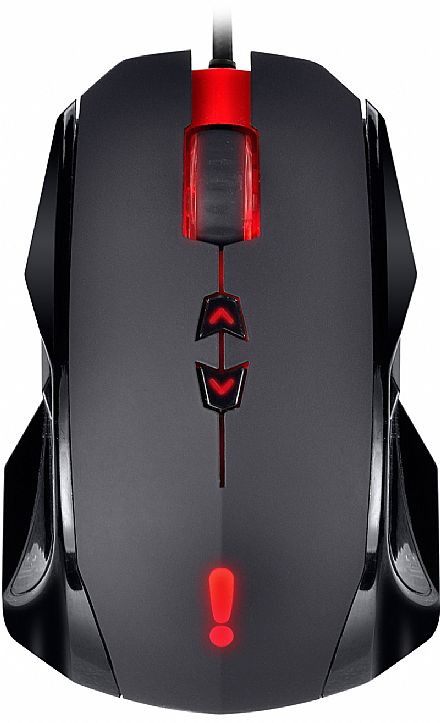 Mouse Gamer PCYes Orion - 3500dpi - 6 botões Programáveis - com LED de Iluminação Interna