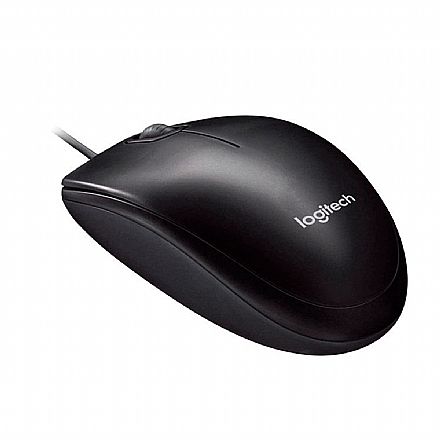 Mouse Logitech M90 - USB - 1000dpi - Preto - 910-004053