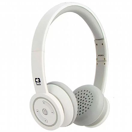 Fone de Ouvido Bluetooth C3Tech H-W955B WH - Branco