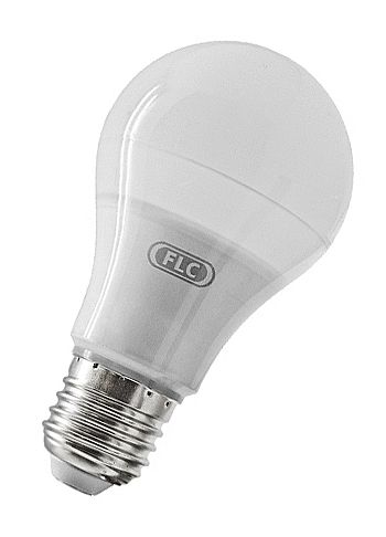Lâmpada LED 10W - Soquete E27 - Bivolt - Cor 4000K - Bulbo A60 - 806 Lumens - FLC Super LED