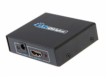 Multiplicador de Vídeo - Vídeo Splitter - 2 saídas HDMI - HUB0025