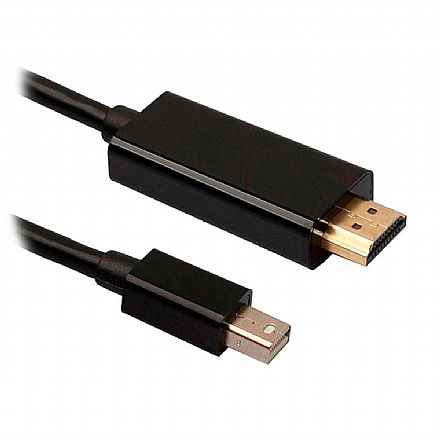 Cabo Conversor Mini DisplayPort para HDMI - 1,8 metros (Mini DisplayPort M X HDMI M)