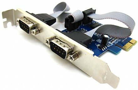 Placa PCI Express com 2 Portas Serial