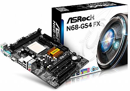 Placa Mãe ASRock N68-GS4 FX R2.0 (AM3+ DDR3 1866) - Chipset GeForce 7025