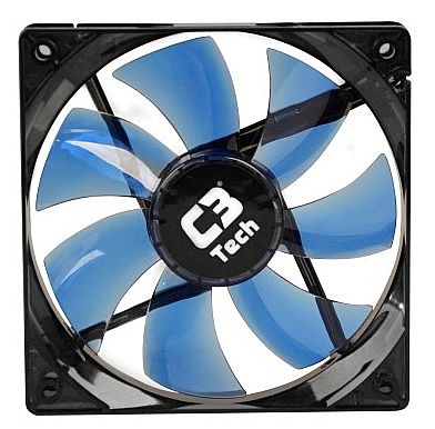 Cooler 120mm C3Tech Storm - com LED Azul - F7-L100 BL