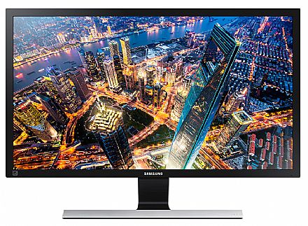 Monitor 28" Samsung LU28E590D - Ultra HD 4K - Resolução 3840x2160 - 1ms - FreeSync - HDMI e DisplayPort - Painel TN