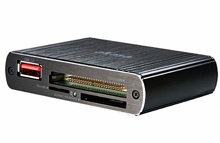 Leitor de Cartão de Memória e USB 3.0 - Akasa AK-HCE-01B