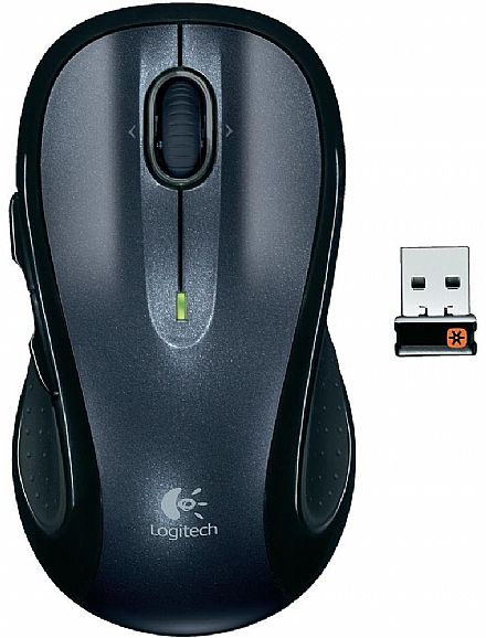 Mouse sem Fio Logitech M510 - 7 botões - Preto - 910-001822