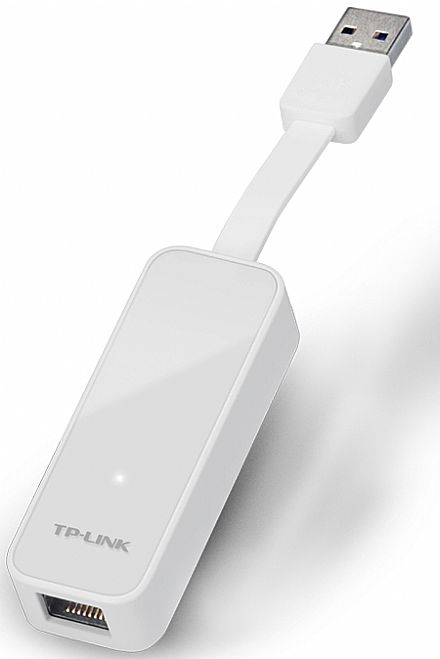 Adaptador USB para RJ45 - Gigabit Ethernet - TP-Link UE300 - USB 3.0