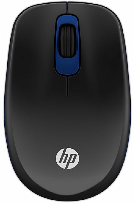 Mouse sem Fio HP Z3600 - Preto e Azul - E5C14AA