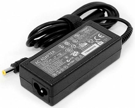 Fonte para Notebook Acer - 65W - 19V - 3.42A - pino 5.5mm x 1.7mm - FT002