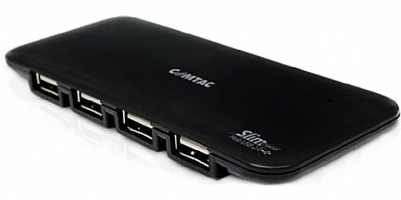 HUB USB 2.0 - 7 Portas - com Fonte de energia externa - Comtac 9249