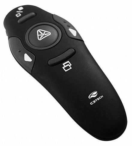 Apresentador de Slides C3Tech AP-400 - Controle sem Fio com Laser - Receptor USB - Alcance até 10m
