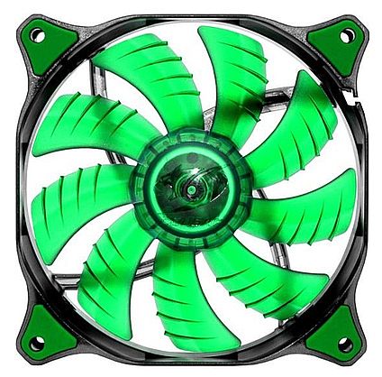 Cooler 140mm Cougar Dual-X - Hydraulic-Bearing - LED Verde - CF-D14HB-G