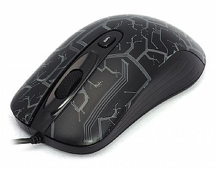 Mouse Zalman ZM-M250 - 1600dpi - Botão DPI Iluminado - Preto