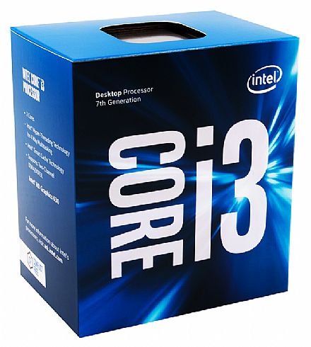 Intel® Core i3 7100 - LGA 1151 - 3.90GHz - cache 3MB - 7ª Geração KabyLake - BX80677I37100