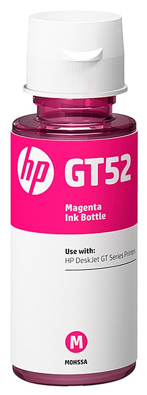 Refil de Tinta HP GT52 M0H55-AL - Magenta - Para Multifuncionais Tanque de Tinta HP Deskjet GT 5810, GT 5820, GT 5822