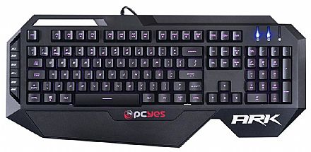 Teclado PCYes ARK - com LED 7 cores - Teclas Macro - 25196