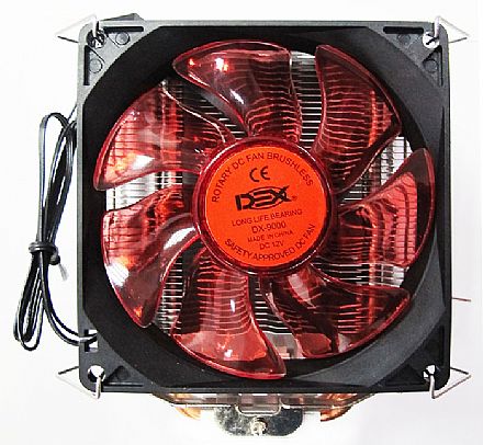 Cooler DEX DX-9000 (Intel / AMD) - LED Vermelho - 38.5 CFM
