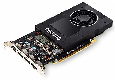 Placa Gráfica Nvidia Quadro P2000 5GB GDDR5 160bits - PNY XVCQP2000-PB / VCQP2000-PORPB