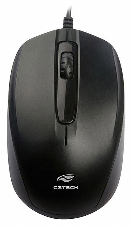 Mouse USB C3Tech MS-30BK - 1000dpi