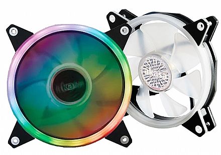 Cooler 120mm Akasa Vegas R - LED RGB 7 Cores - AK-FN097-RB