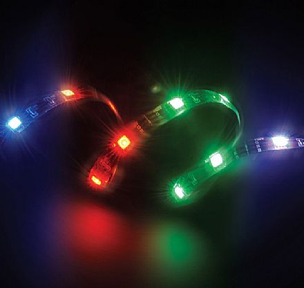 Fita de LED Akasa Vegas MB - RGB - 50cm - Fita Magnética - AK-LD05-50RB