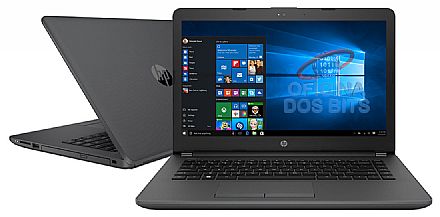 Notebook HP 246 G6 - Tela 14", Intel i5 7200U, 8GB, HD 500GB, Intel HD Graphics 620, Windows 10