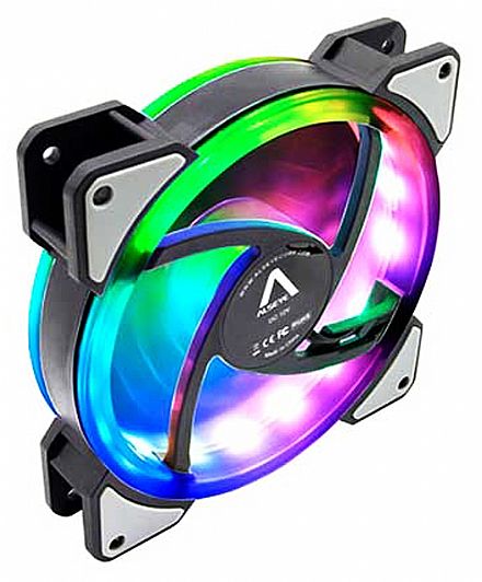 Cooler 120mm Alseye D-Ringer Lighting - LED RGB - DR-120-R