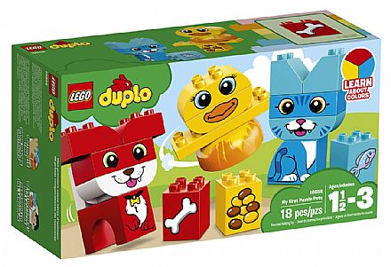 LEGO Duplo - O meu Primeiro Quebra-Cabeças com Animais de Estimação - 10858