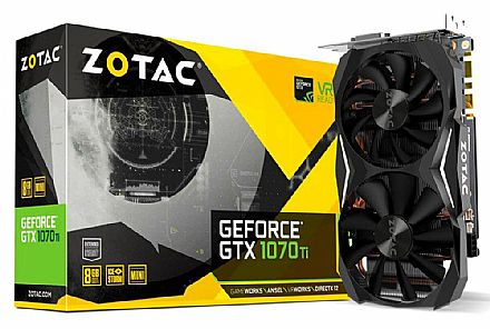 GeForce GTX 1070 Ti 8GB GDDR5 256bits - Zotac Mini ZT-P10710G-10P