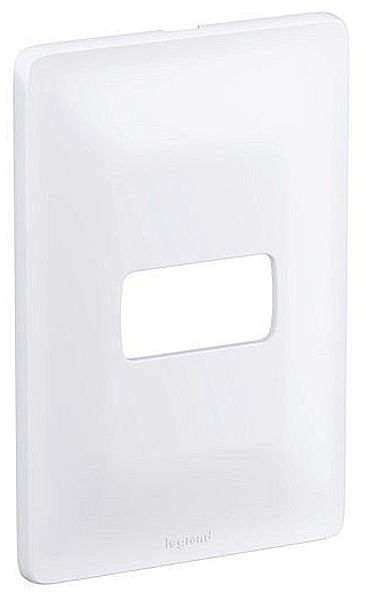 Placa Legrand Pial Zeffia - para 1 módulo - Branco - 680181