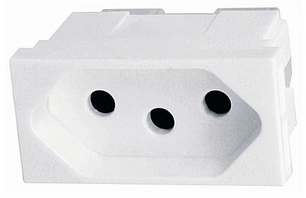 Módulo Tomada Legrand Pial Plus+ - 2P+T - 20A - Branco - 615060