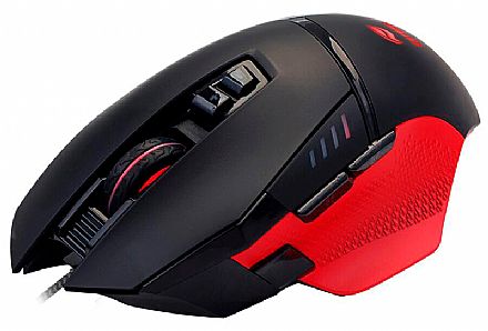 Mouse Gamer C3Tech Osprey - 12000dpi - 8 Botões - com LED - MG-800BK
