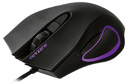 Mouse Gamer C3Tech Buzzard - 3200dpi - 1ms - 6 Botões - Iluminação LED - MG-110BK