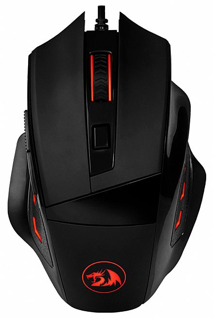 Mouse Gamer Redragon Phaser M609 - 3200dpi - com LED - 6 Botões Programáveis