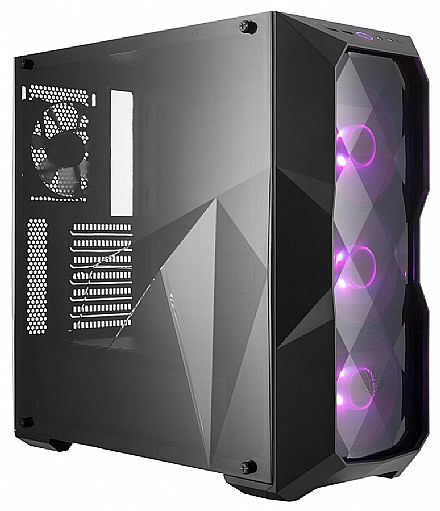 Gabinete Cooler Master MasterBox TD500 - Lateral em Acrílico - USB 3.0 - com Iluminação RGB - MCB-D500D-KANN-S00