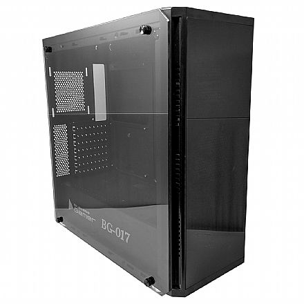 Gabinete Gamer Bluecase BG-017 - USB 3.0 - Lateral em Vidro Temperado