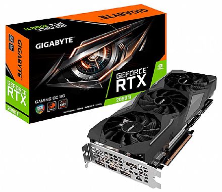 GeForce RTX 2080 Ti 11GB GDDR6 352bits - Windforce 3X OC Edition - Gigabyte GV-N208TWF3-11GC