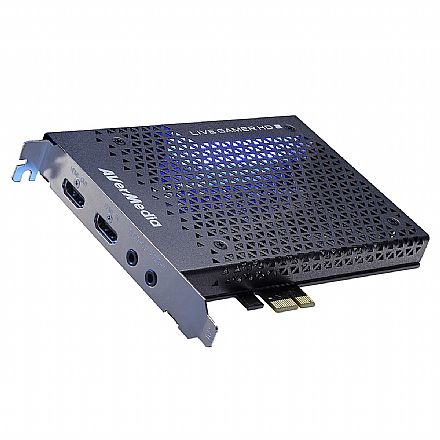 Captura de Video Live Gamer AVerMedia GC570 - PCI-E - Full HD 1080p - HDMI e Conector P2 - com LED - Ideal para Gravar Jogos