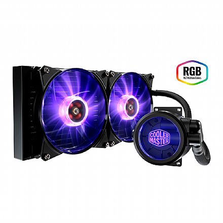 Water Cooler Cooler Master MasterLiquid Pro 280 - (AMD / Intel) - com LED RGB - MLY-D28M-A22PC-R1