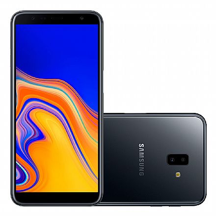 Smartphone Samsung Galaxy J6+ - Tela 6" HD+, 32GB, Dual Chip 4G, Câmera Dupla 13MP + 5MP - Preto - J610G - Open Box