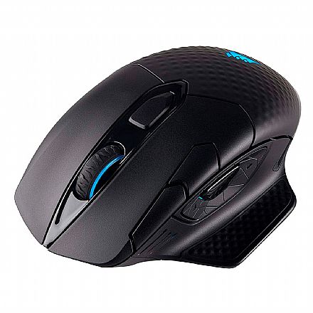 Mouse Gamer sem Fio Corsair Dark Core - 16000dpi - 9 Botões Programáveis - LED RGB - CH-9315211-NA