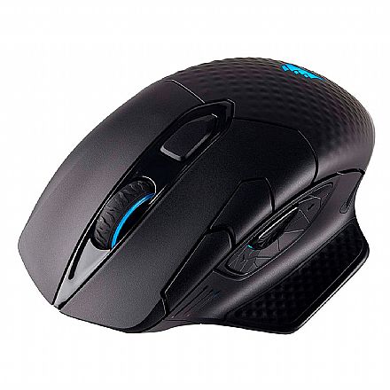 Mouse Gamer Sem Fio Corsair Dark Core - 16000dpi - 9 Botões Programáveis - LED RGB - CH-9315211-NA