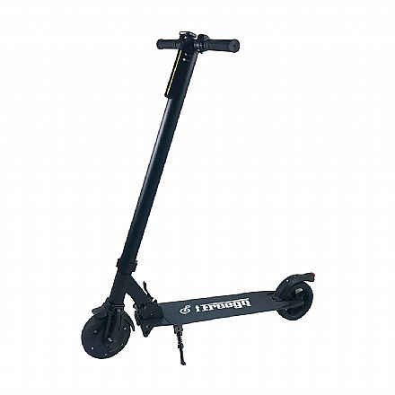 Patinete Elétrico Freego ES06C - Dobrável - Suporta até 120Kg - com Lanterna de LED e Luz de Freio - Preto