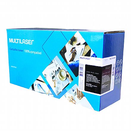 Toner compatível HP 17A Preto - CF217A - Multilaser CT008 - para Laserjet Pro M102A/M102W/MFP M130A/ M130FW/M130FN/M130NW
