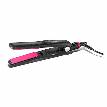 Prancha Cerâmica Multilaser Beauty Tourmaline Íon - para Cabelos Secos e Úmidos - Bivolt - 230°C - Preta - EB016