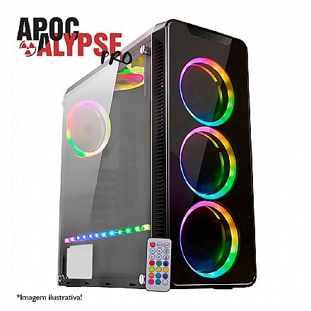 PC Gamer Bits Apocalypse PRO - Intel® i7 8700, 16GB, HD 1TB, Geforce RTX 2080 8GB